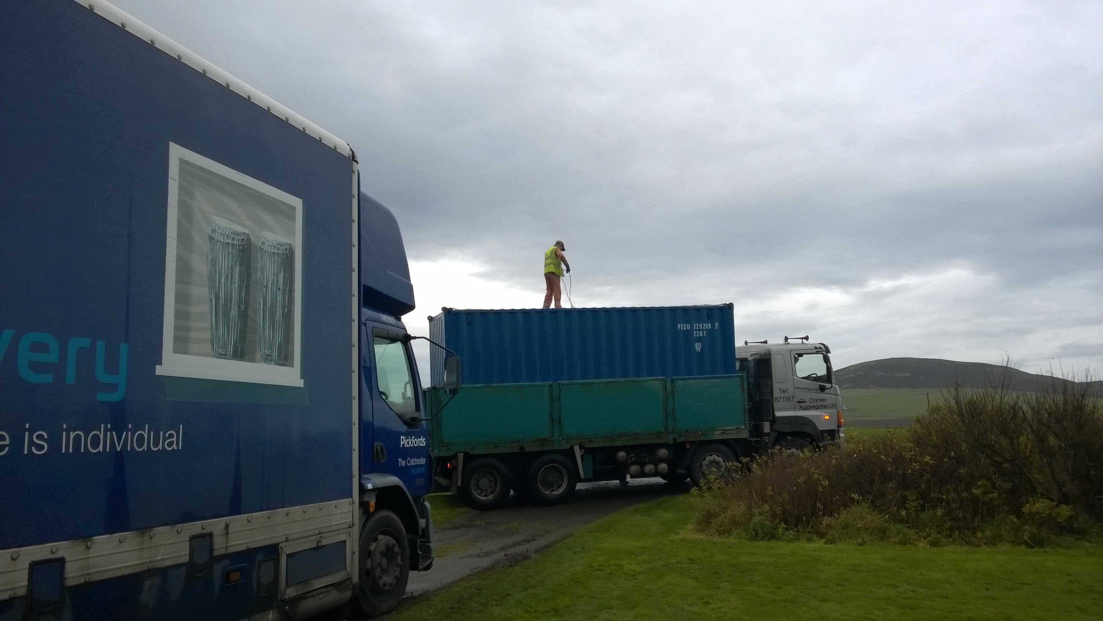 Container arrives